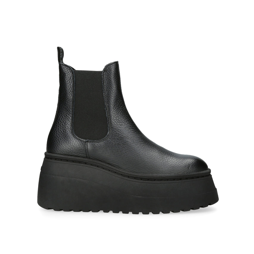 PEGASUS 017 BLACK LEATHER