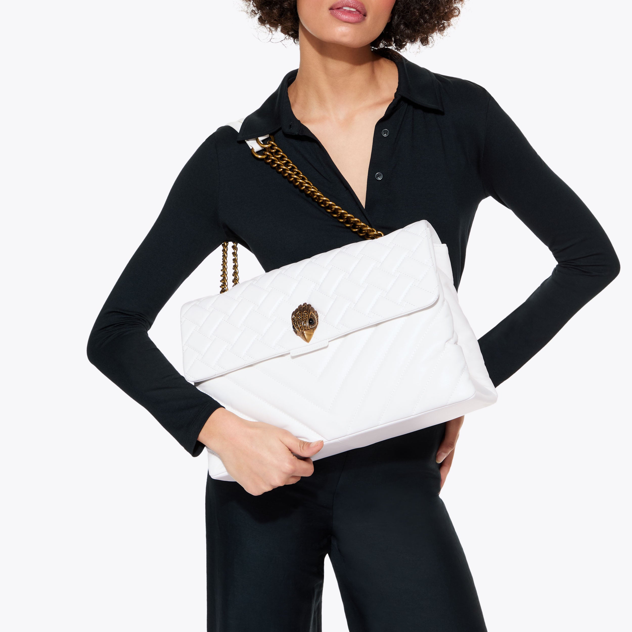 LTHR XXL KENSINGTON BAG