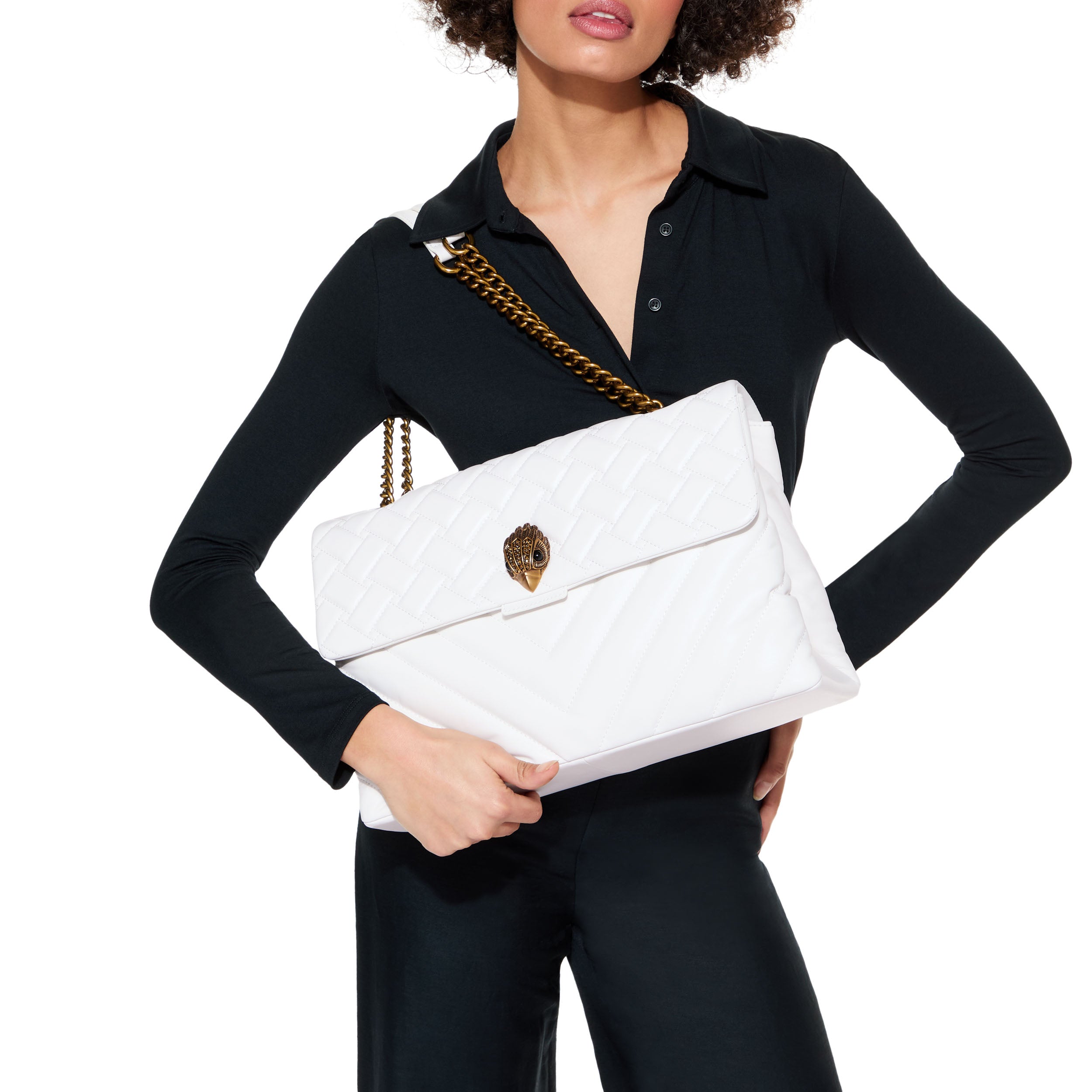LTHR XXL KENSINGTON BAG