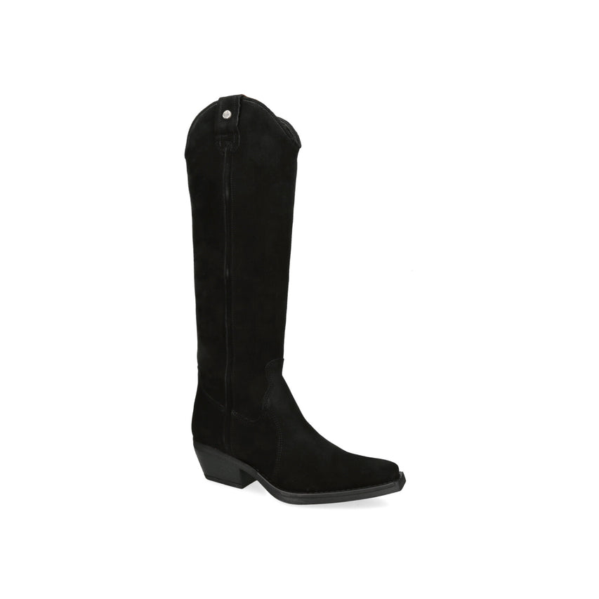WELSY 015 BLACK SUEDE