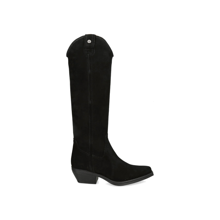 WELSY 015 BLACK SUEDE