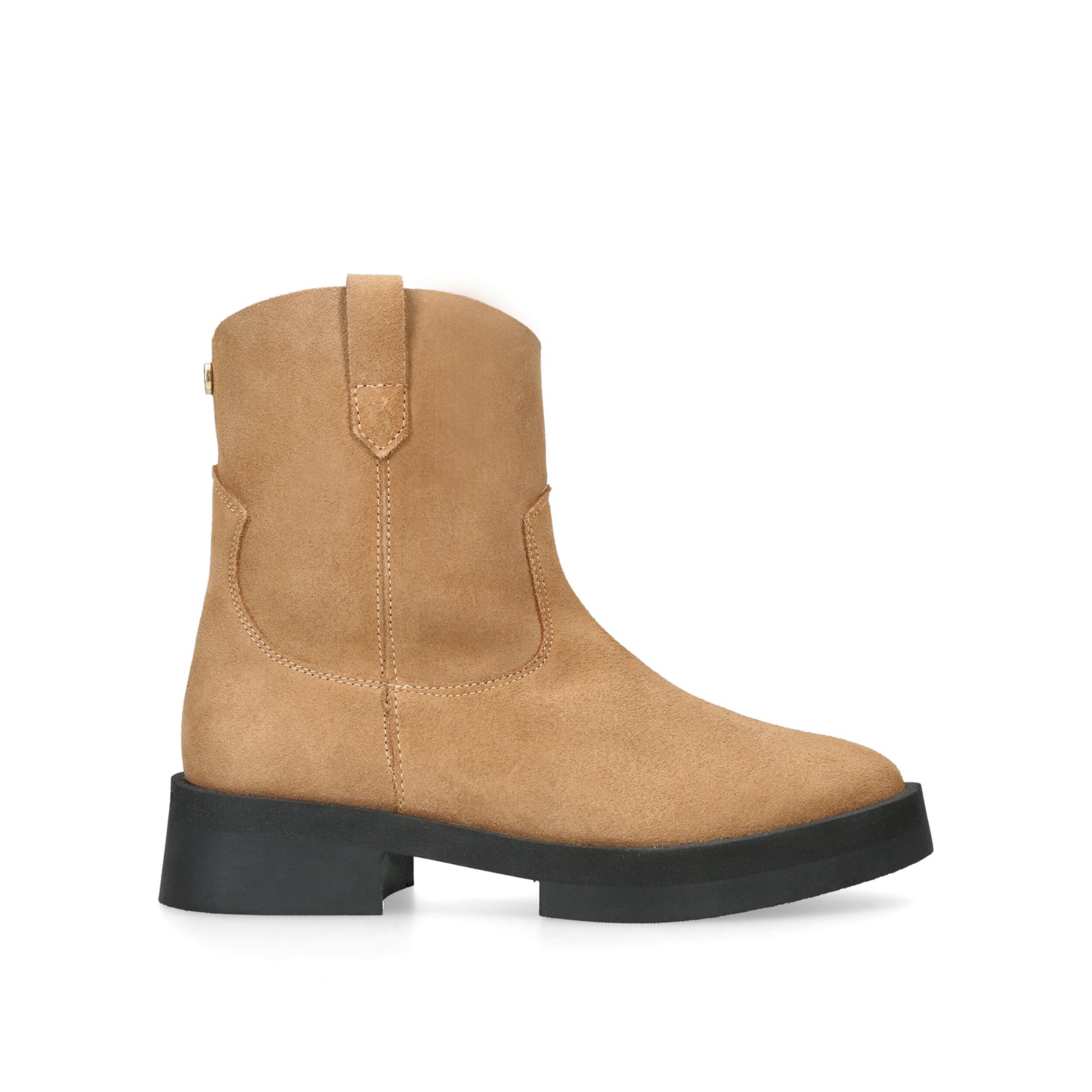 MINA DBE DK BEIGE SUEDE