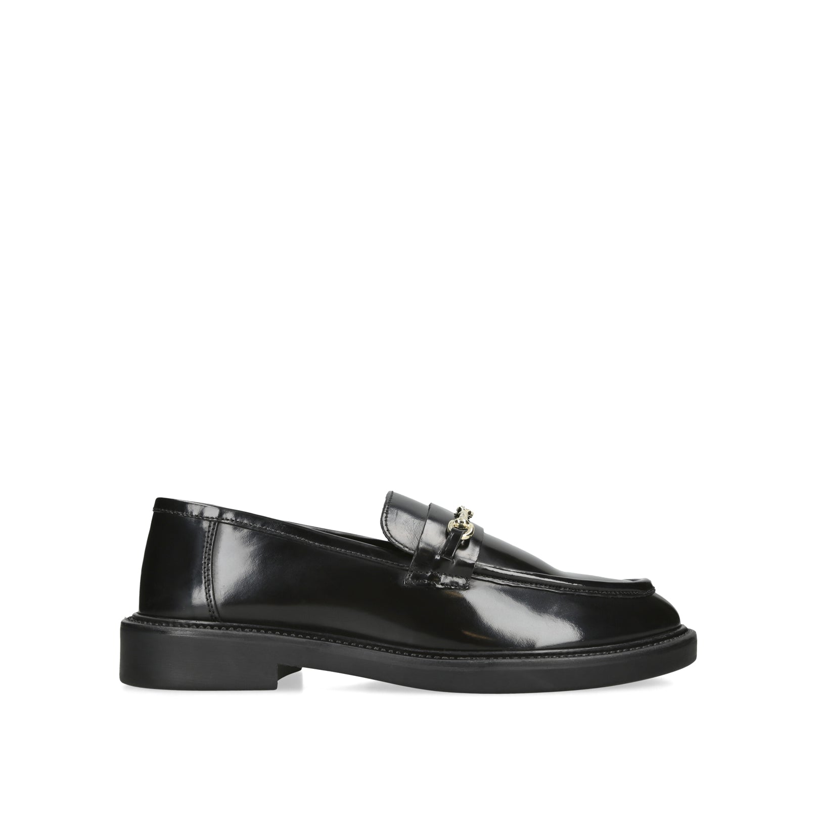 HUDDLES 017 BLACK LEATHER