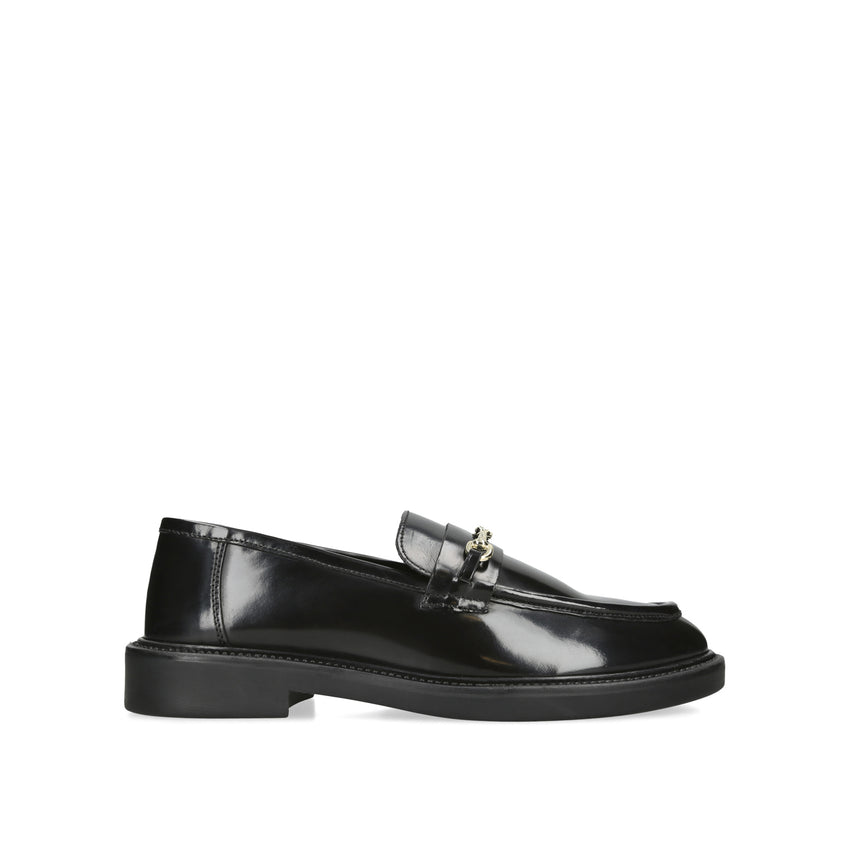 HUDDLES 017 BLACK LEATHER