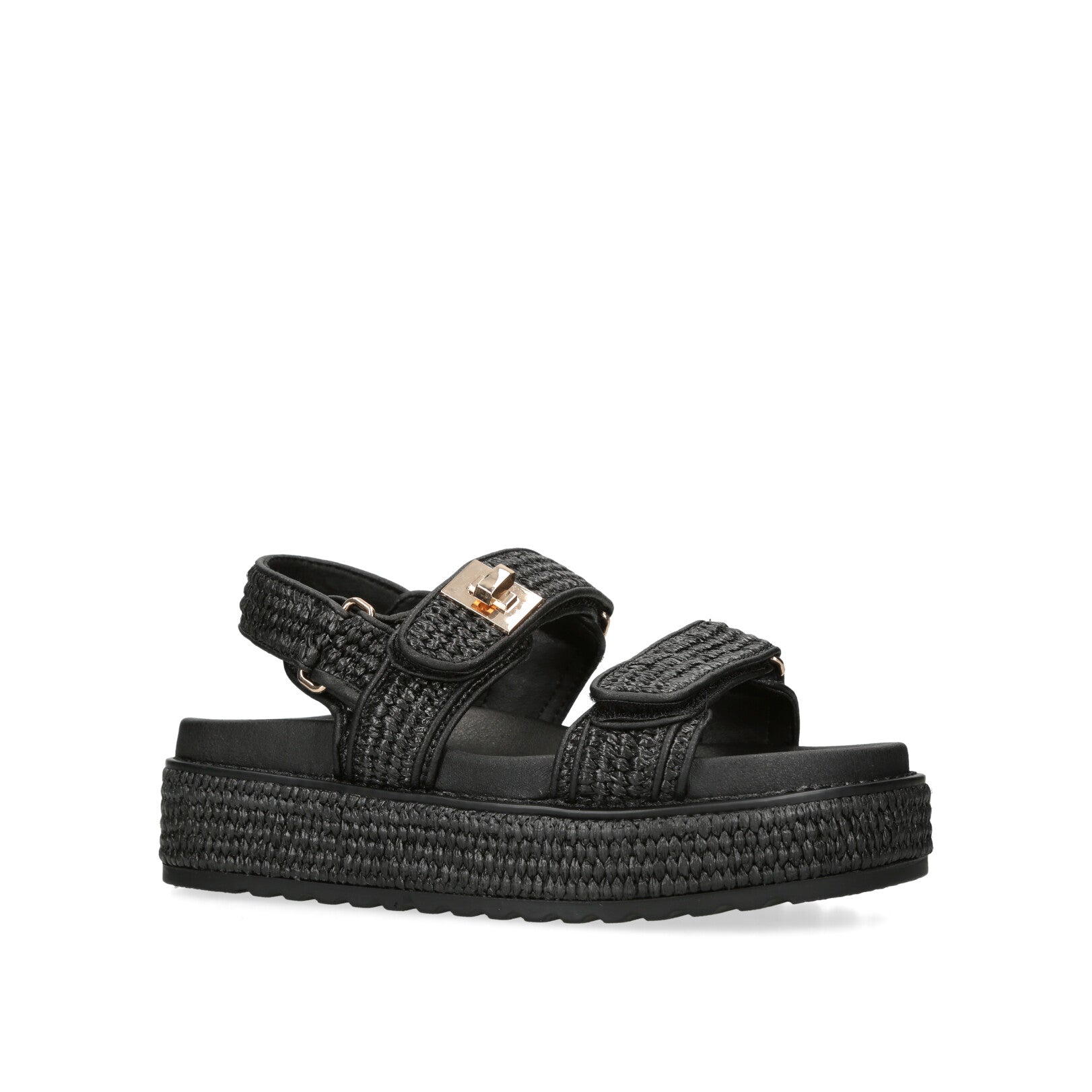 BIGMONA 00S  BLK RAFFIA