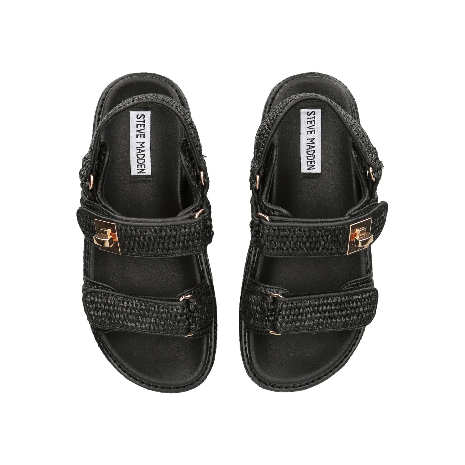 BIGMONA 00S  BLK RAFFIA