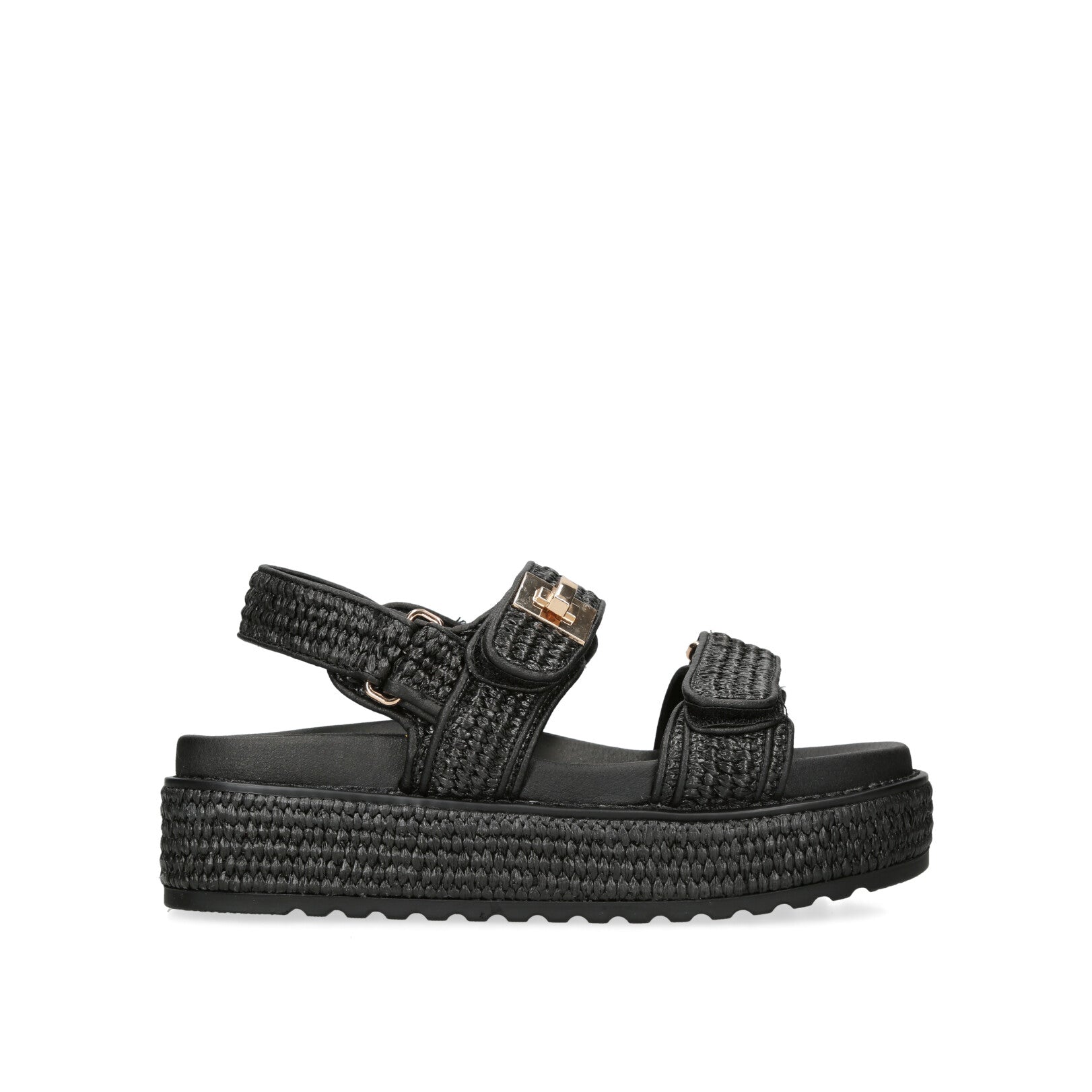 BIGMONA 00S  BLK RAFFIA
