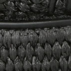 BIGMONA 00S  BLK RAFFIA