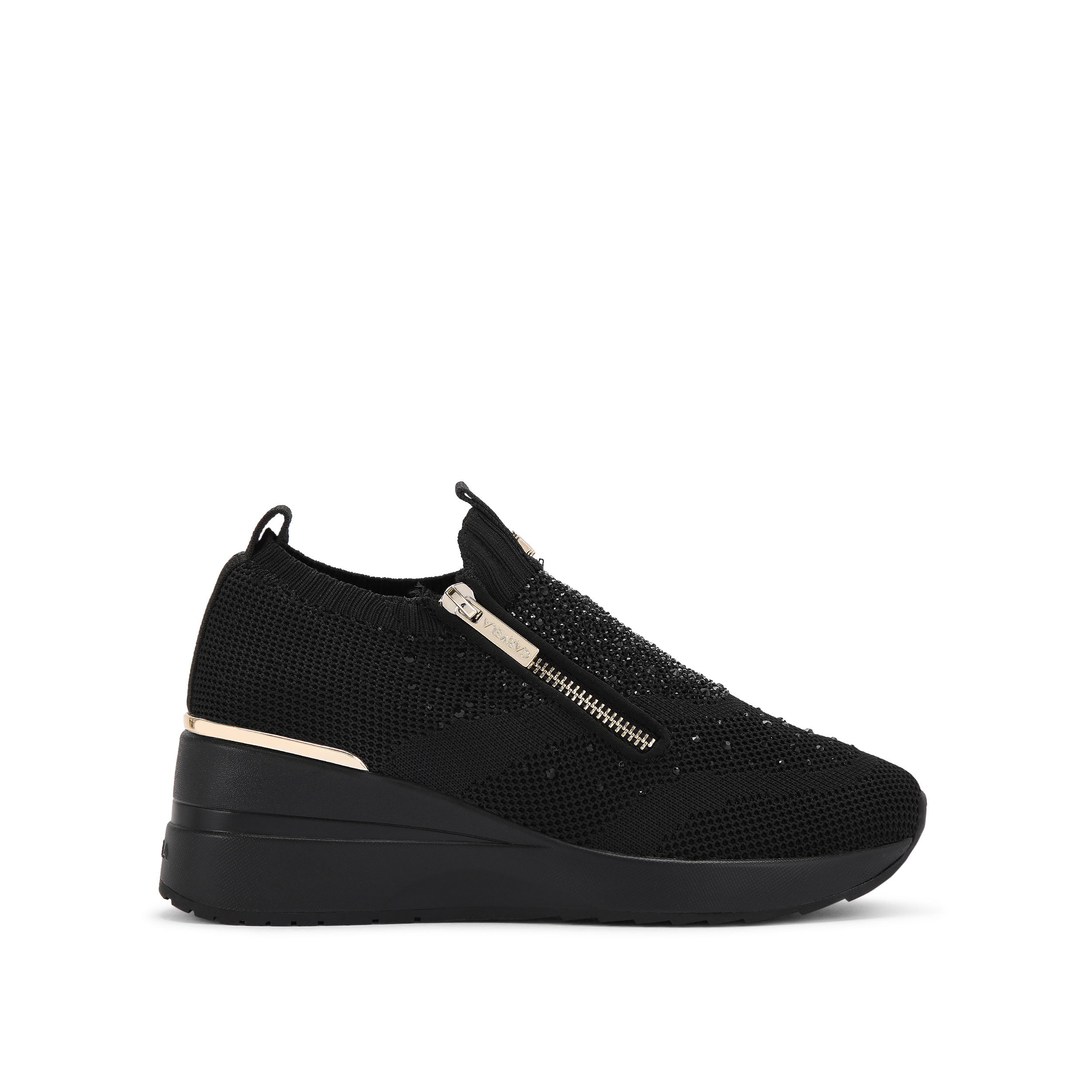 HIGH RISE ZIP KNIT