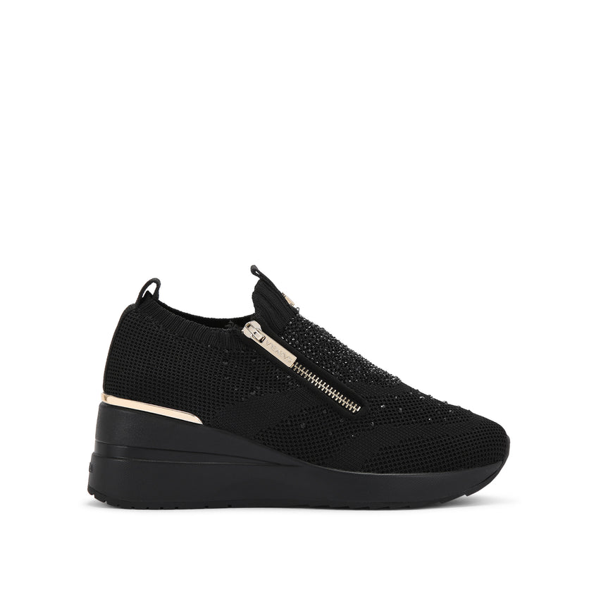 HIGH RISE ZIP KNIT