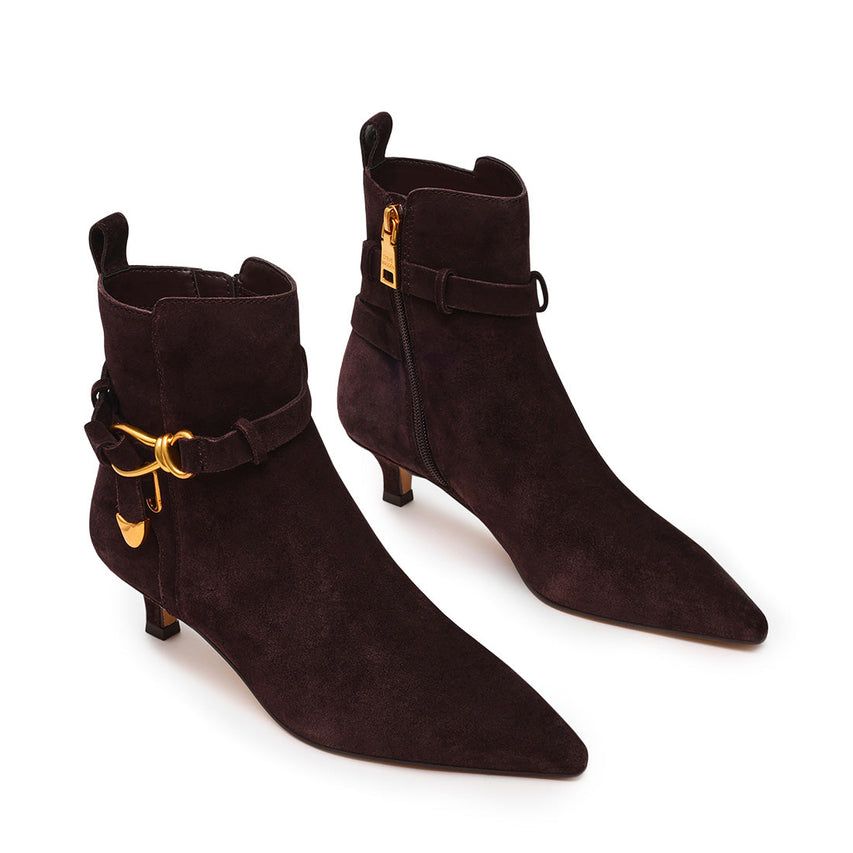 Roller Bootie BROWN SUEDE